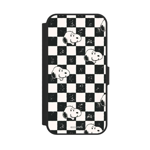 Apple iPhone 16e NIVOflip Snoopy Heads Checked Pattern