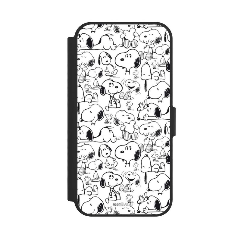 iPhone 16e NIVOflip Classic Snoopy Pattern White