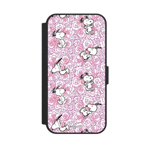 Apple iPhone 16e NIVOflip Peanuts Pink Roses Pattern