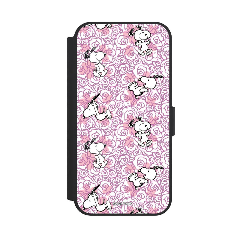 iPhone 16e NIVOflip Peanuts Pink Roses Pattern