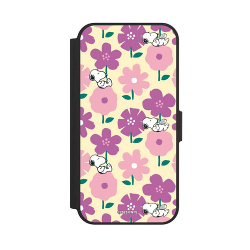 Apple iPhone 16e NIVOflip Peanuts Flower Pattern Yellow