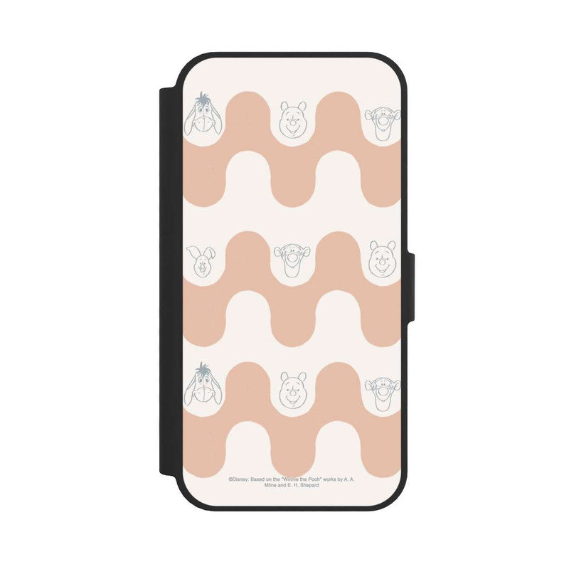 iPhone 16e NIVOflip Winnie the Pooh and Friends Boho Waves Pattern