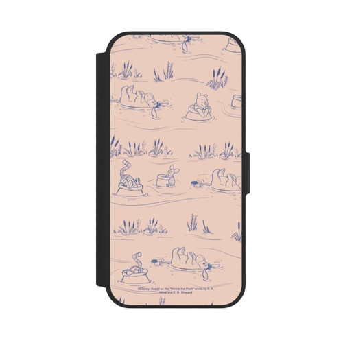 Apple iPhone 16e NIVOflip Winnie the Pooh Retro Pattern Bridges Pink