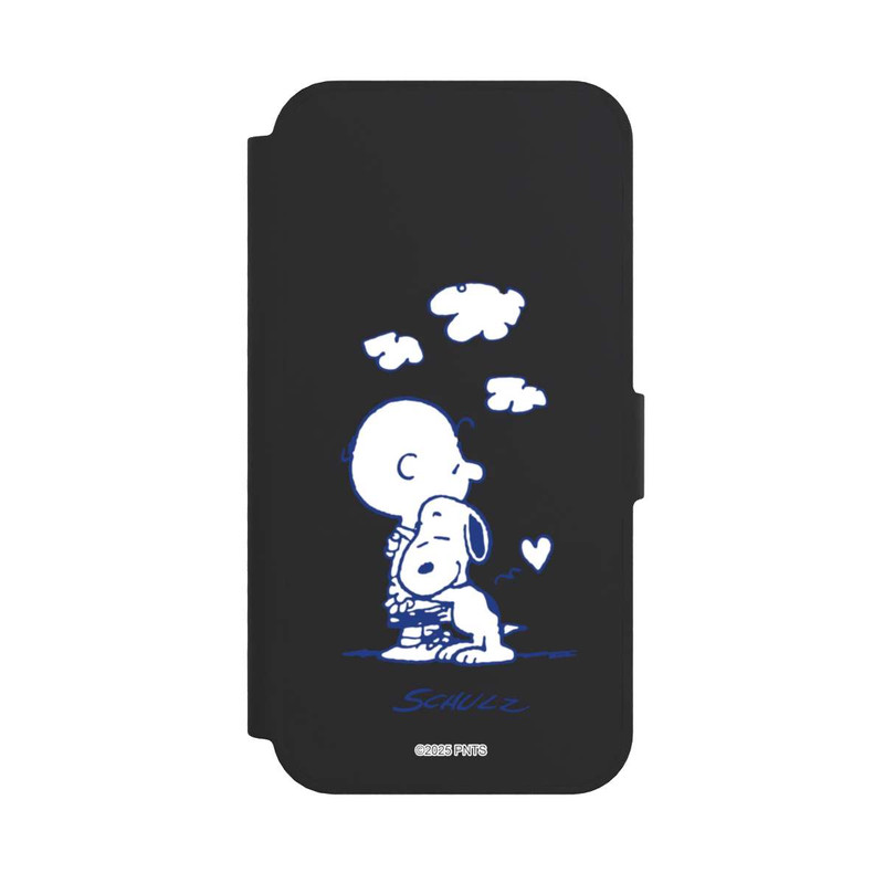 iPhone 16e NIVOflip Peanuts Charlie Brown Snoopy Hug Transparent