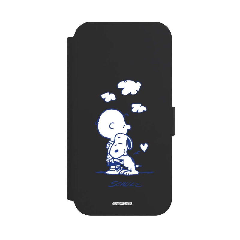 iPhone 16e NIVOflip Peanuts Charlie Brown Snoopy Hug Transparent