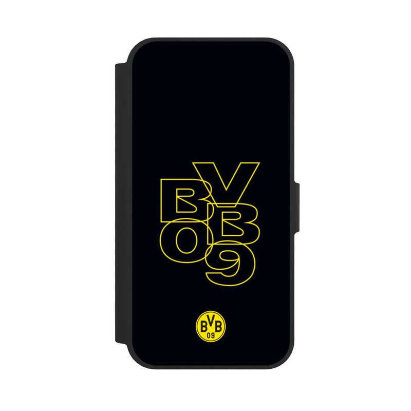 iPhone 16e NIVOflip BVB09 Gelb Schwarz
