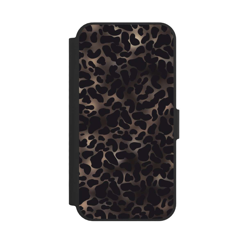 iPhone 16e NIVOflip Leo-Muster dunkel