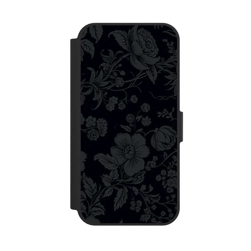 iPhone 16e NIVOflip Fleur Foncée Look Vintage