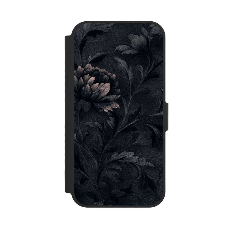 iPhone 16e NIVOflip Flower Pattern Dark Vintage