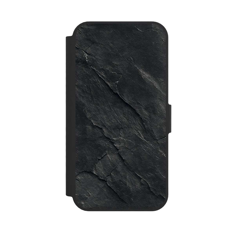 iPhone 16e NIVOflip Dunkler Schiefer Look