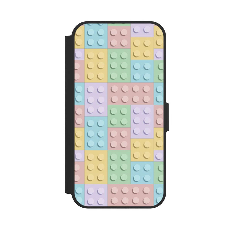 iPhone 16e NIVOflip Buntes Blockmuster