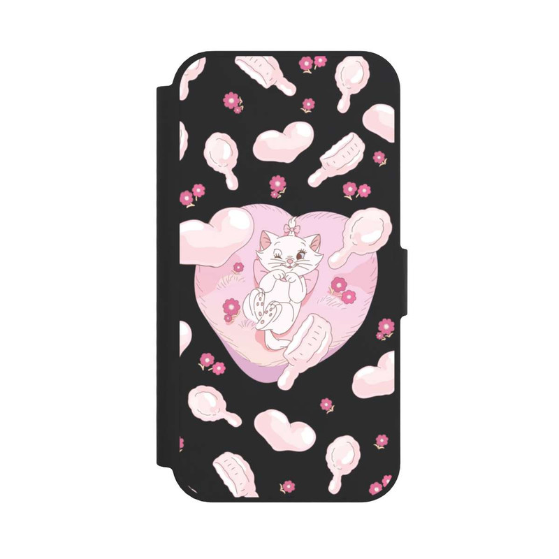 iPhone 16e NIVOflip Aristocats Marie Hearts Pink Transparent
