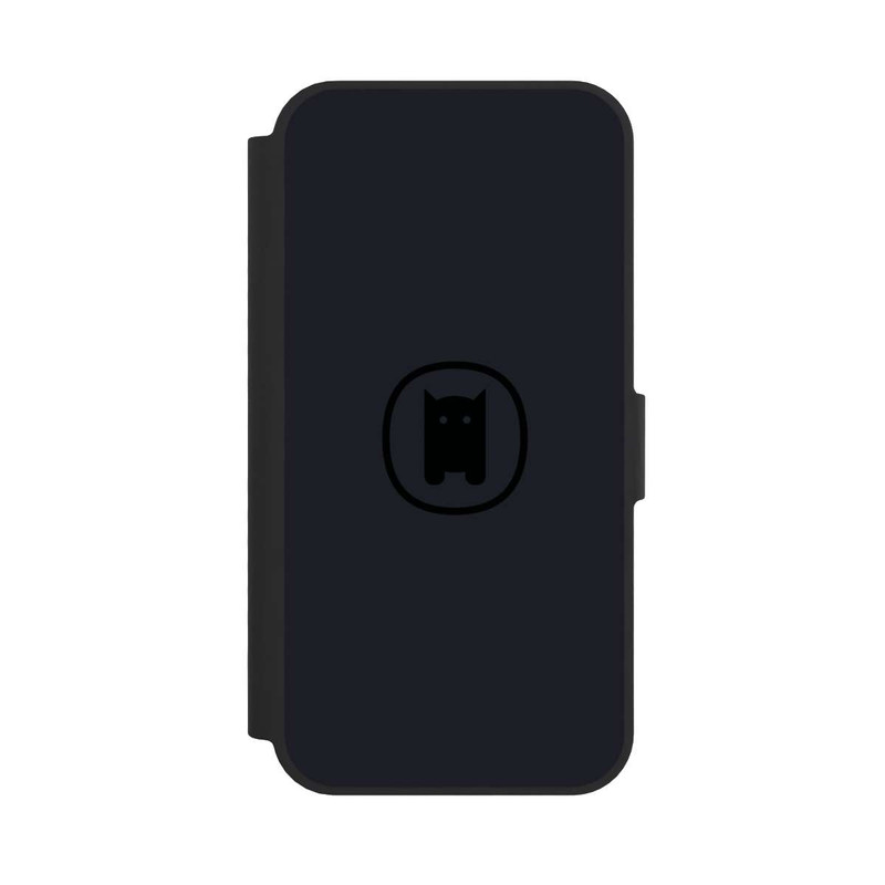 iPhone 16e NIVOflip Nivocase Logo Large Black Gray