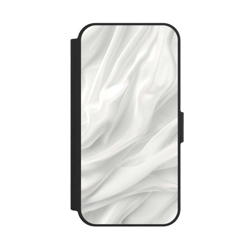 Apple iPhone 16e NIVOflip White Satin Smooth Texture With AI