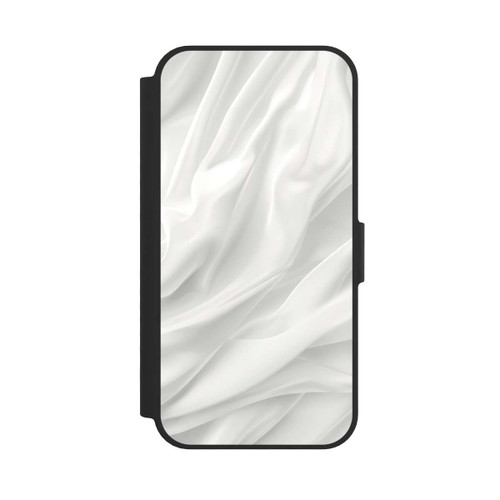 Apple iPhone 16e NIVOflip White Satin Smooth Texture With AI