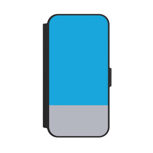 Apple iPhone 16e NIVOflip Hellblau Grau Farbkombi