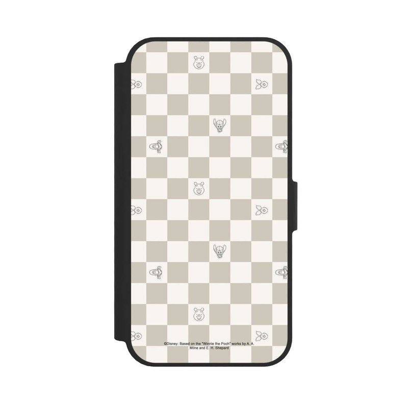 iPhone 16e NIVOflip Winnie the Pooh Checked Pattern Beige