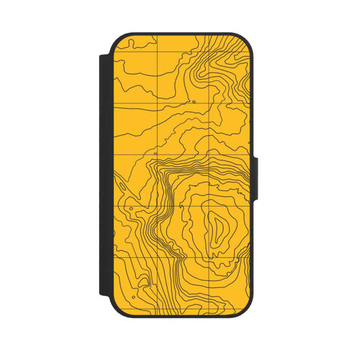 Apple iPhone 16e NIVOflip Berg gelbe Linien