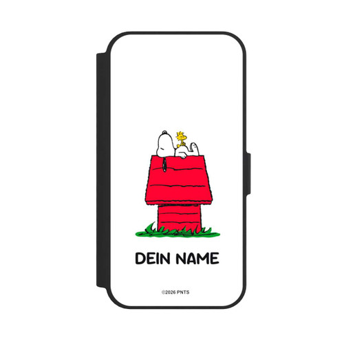 Apple iPhone 16e NIVOflip Snoopy and Woodstock Classic Personnalisable