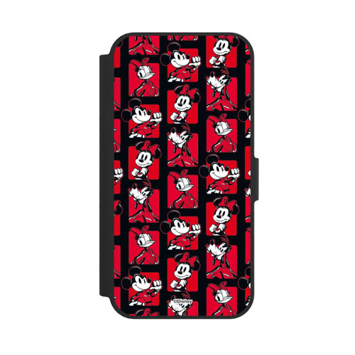 Apple iPhone 16e NIVOflip Micky Maus Rally Pattern Red
