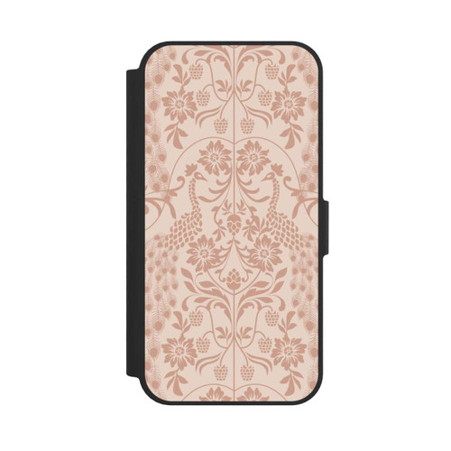 Apple iPhone 16e NIVOflip Vintage Peacock Garden Arts and Crafts Floral