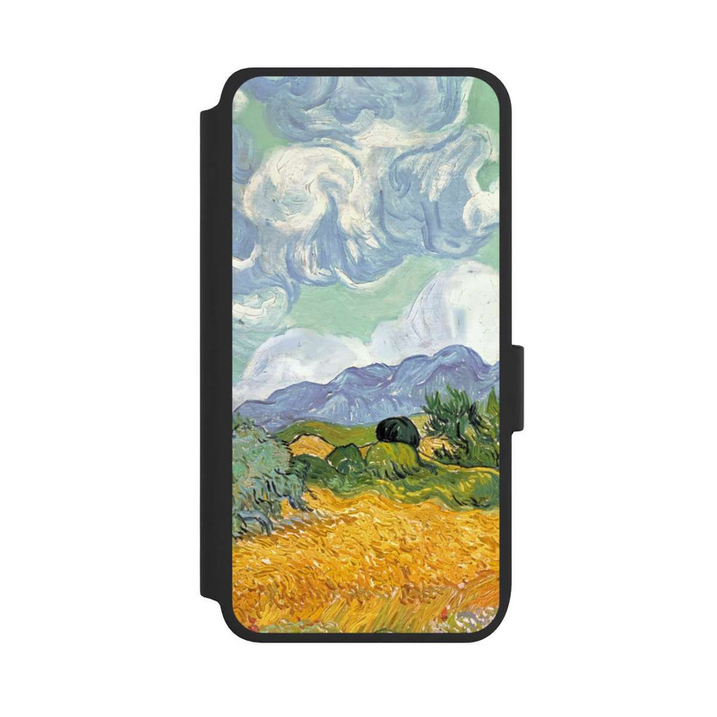 Galaxy S25 NIVOflip Weizenfeld mit Zypressen