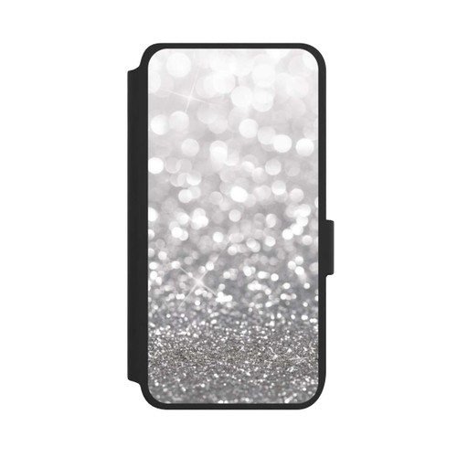 Samsung Galaxy S25 NIVOflip Silberregen Look