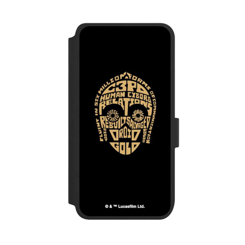 Samsung Galaxy S25 NIVOflip C3PO Typo Grafisch