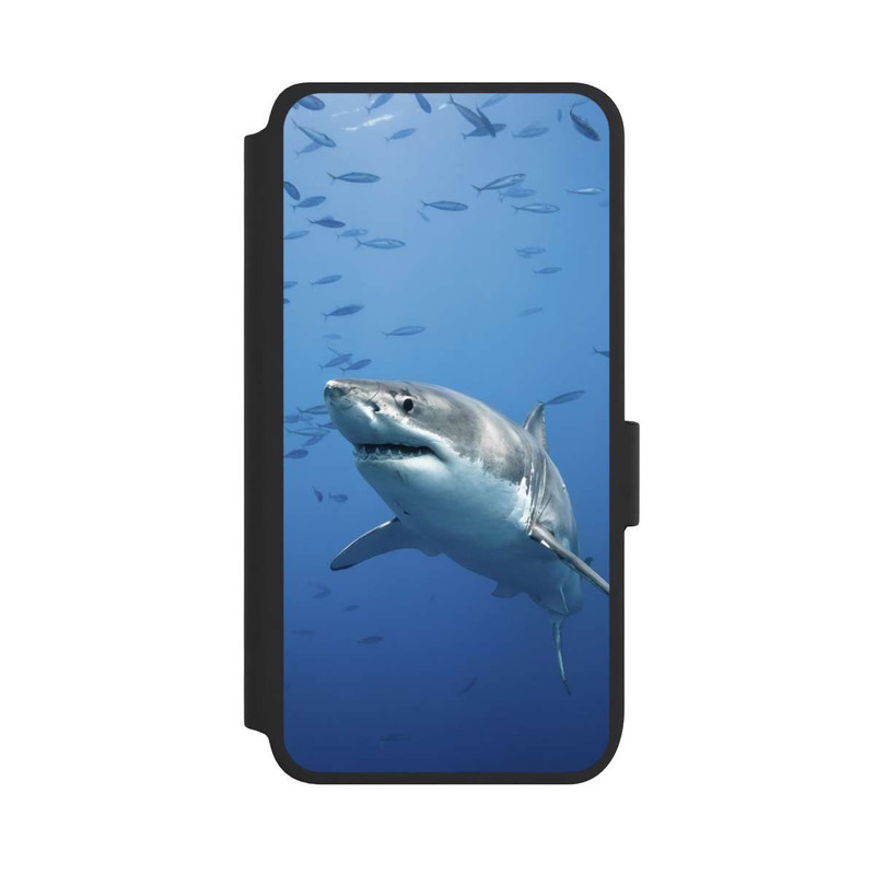 Galaxy S25 NIVOflip Grand Requin Blanc