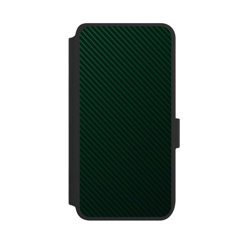 Galaxy S25 NIVOflip Vert de course britannique Carbone