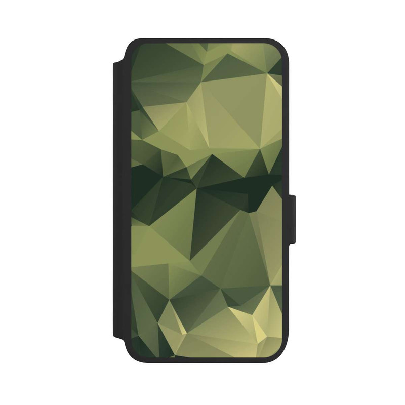 Galaxy S25 NIVOflip Polygonales Camouflage