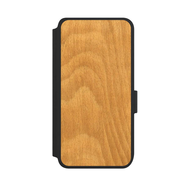 Galaxy S25 NIVOflip Funier Wood Look