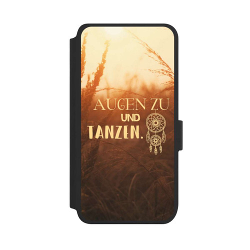 Samsung Galaxy S25 NIVOflip Augen Zu und Tanzen