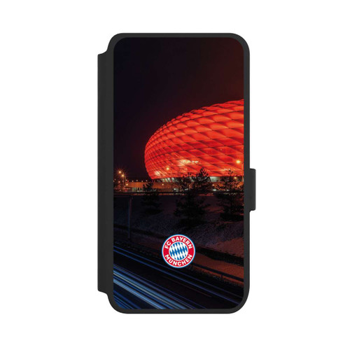 Samsung Galaxy S25 NIVOflip Allianz Arena bei Nacht FCB