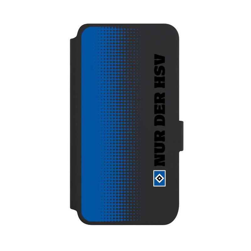 Galaxy S25 NIVOflip Nur der HSV - Rautenraster Blau - ohne Hintergrund