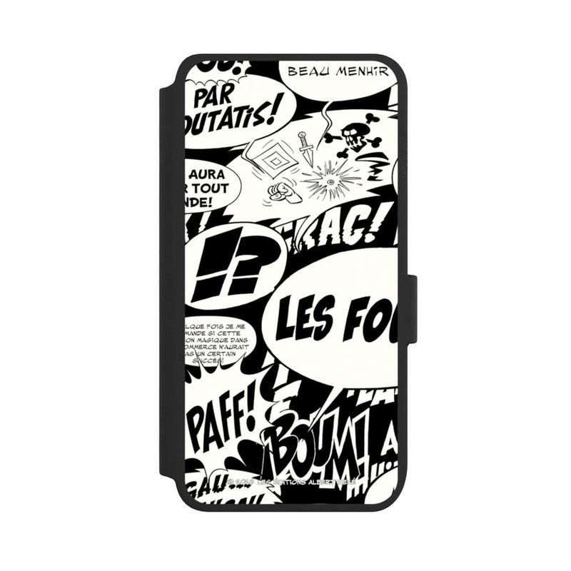 Galaxy S25 NIVOflip Bulles BD Astérix Noir