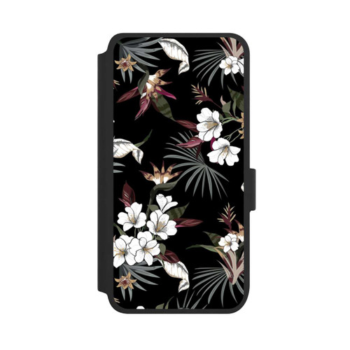 Samsung Galaxy S25 NIVOflip Flowers Black
