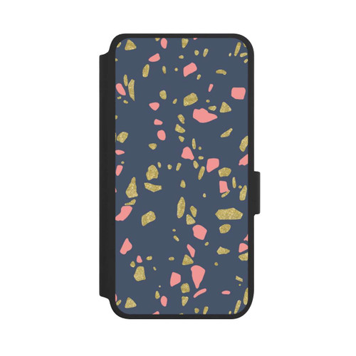 Samsung Galaxy S25 NIVOflip Terazzo Look d'or