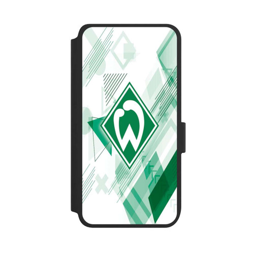 Samsung Galaxy S25 NIVOflip Weiße Grafikelemente - Werder Bremen
