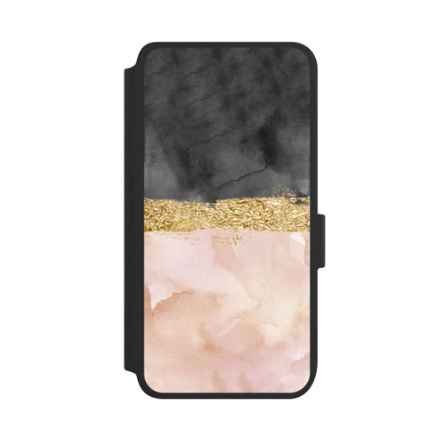 Samsung Galaxy S25 NIVOflip Goldener Linien Look