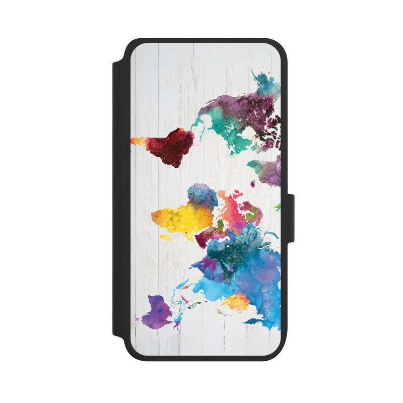 Galaxy S25 NIVOflip World Coloured 1