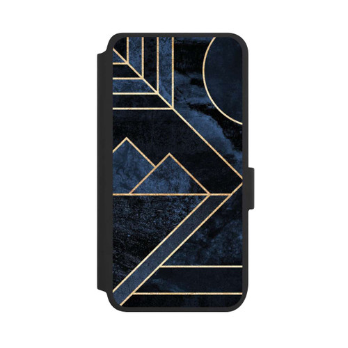 Samsung Galaxy S25 NIVOflip Moderner Golddruck