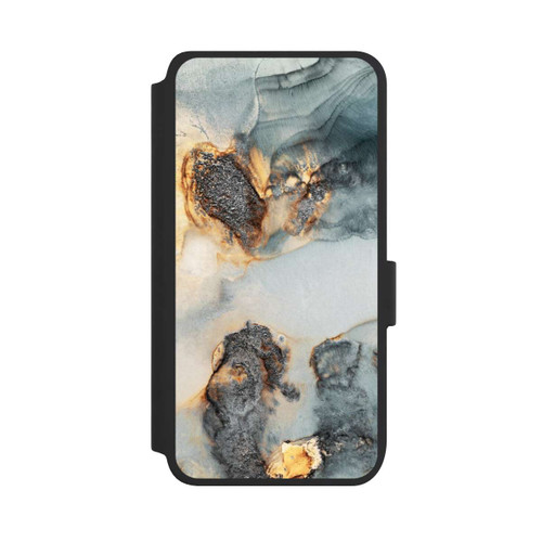 Samsung Galaxy S25 NIVOflip Flutwellen Golddruck