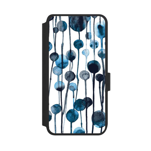 Samsung Galaxy S25 NIVOflip Dripping Dots Blue