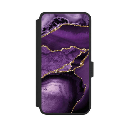 Samsung Galaxy S25 NIVOflip Lila Marmor Landschaft