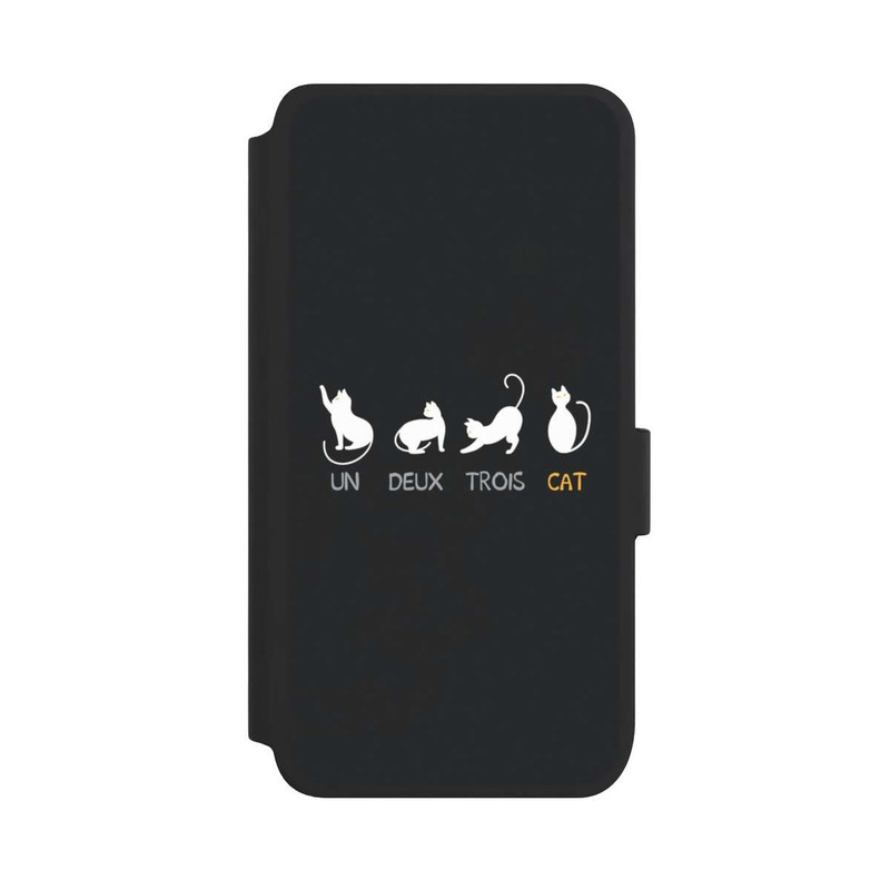 Galaxy S25 NIVOflip Un Deux Trois Cat