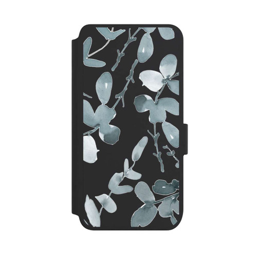 Samsung Galaxy S25 NIVOflip Eukalyptus pattern ohne Hintergrund