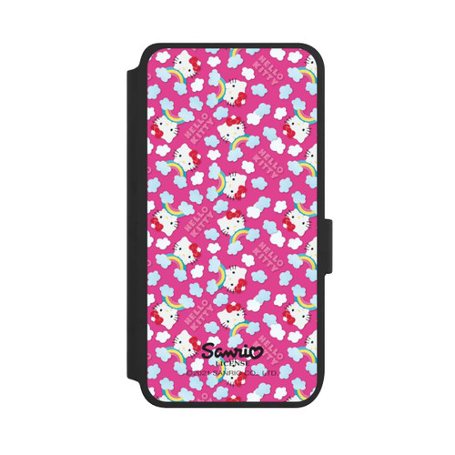 Samsung Galaxy S25 NIVOflip Hello Kitty Regenbogenmuster