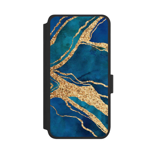 Samsung Galaxy S25 NIVOflip Gemstone Blue Gold