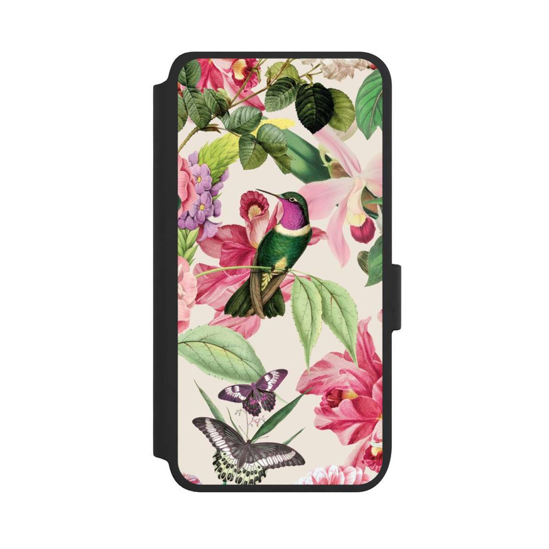Galaxy S25 NIVOflip Colibris et roses